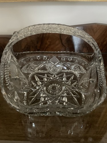 Antique cut glass - cut,