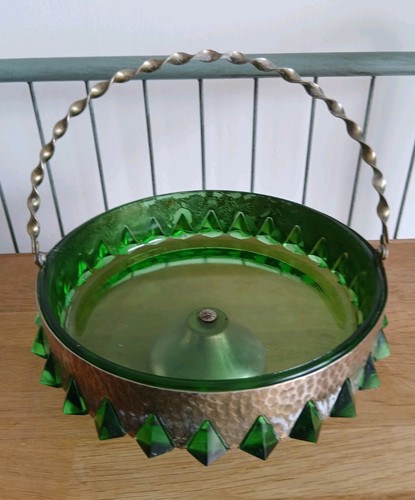 Rare vintage basket green - rare,