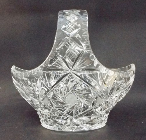 Vintage bohemian cut glass - vintage,
