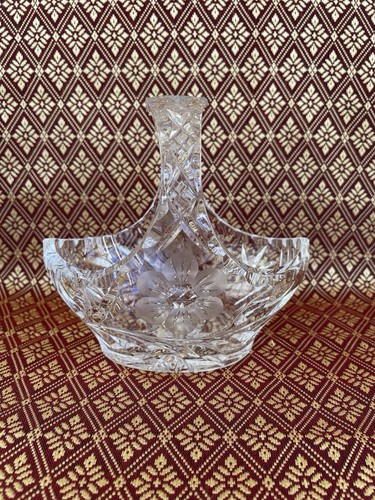 Vintage crystal cut glass - cut,