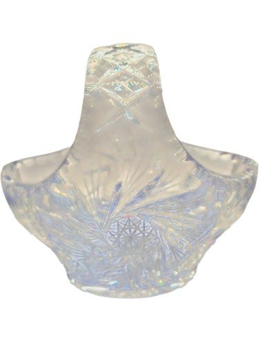 Crystal decorative basket cut - basket,