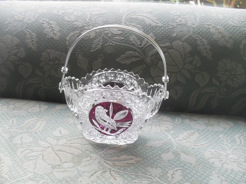 Hofbauer crystal basket bowl - basket,