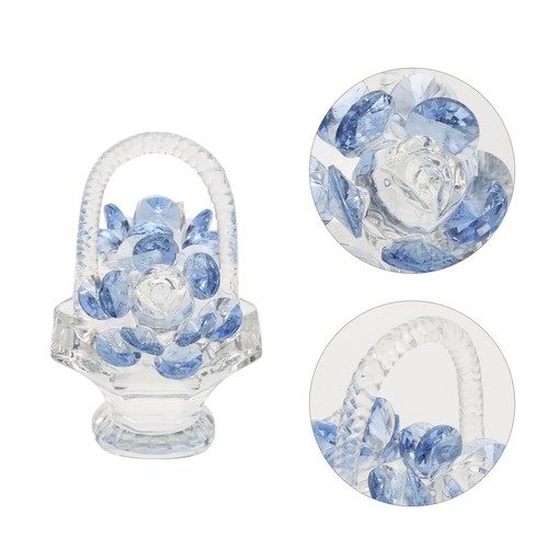 Elegant blue crystal flower - elegant,