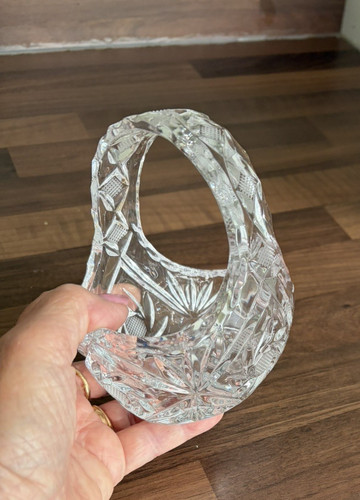 Heavy cut glass crystal - glass,