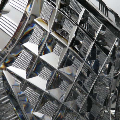 Large cut crystal - large, trug