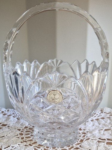 Vtg lead crystal cut clear - lead,