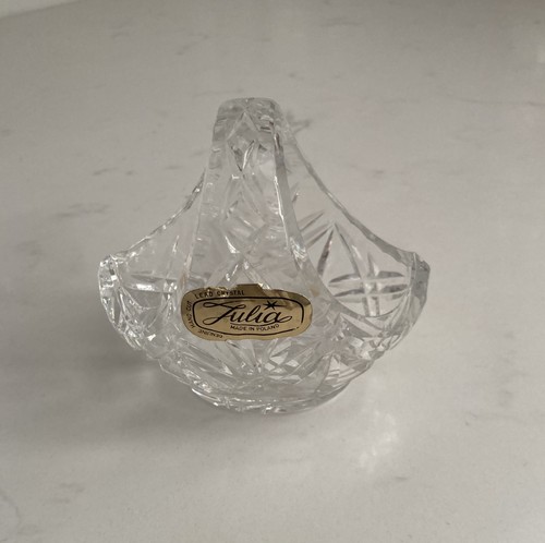 Julia lead crystal basket - julia,